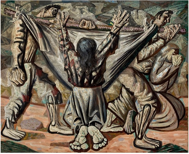 Enterro na redede Candido Portinari Óleo sobre tela 1805 x 2207 x 25 cm 19445